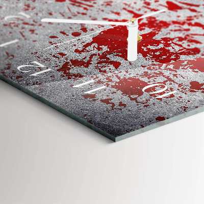 Vertical wall clock Stains