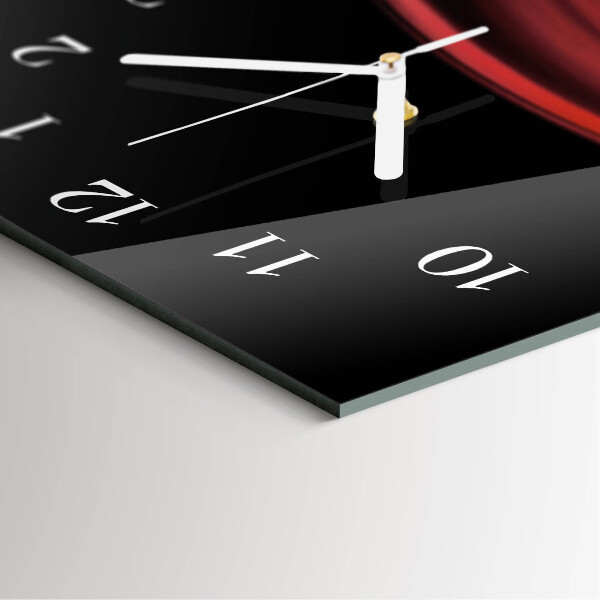 Vertical wall clock Abstract Art