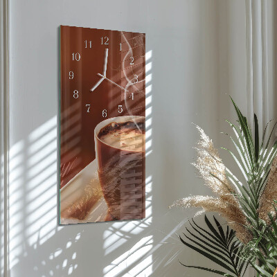 Vertical wall clock Coffee