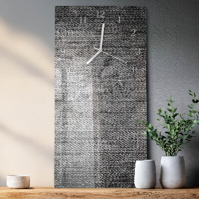 Vertical wall clock Material