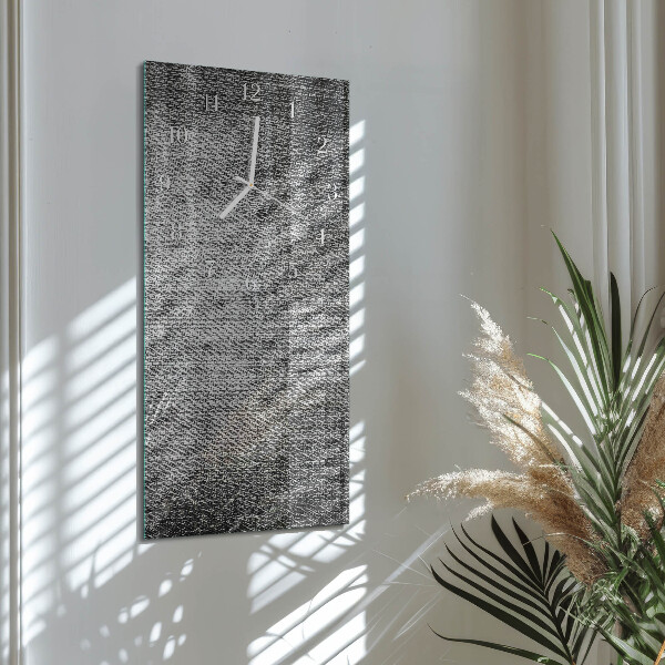 Vertical wall clock Material