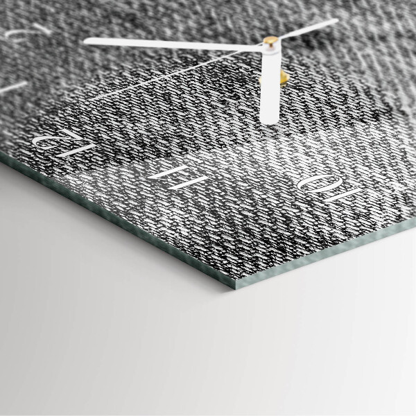 Vertical wall clock Material