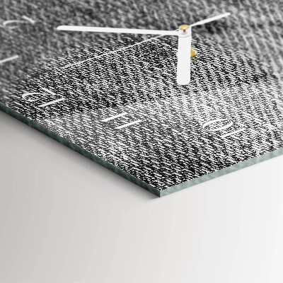 Vertical wall clock Material