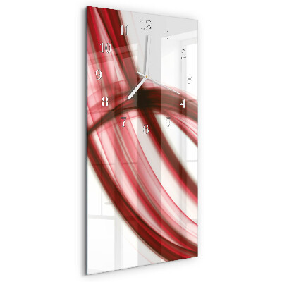 Vertical wall clock Abstract Lines