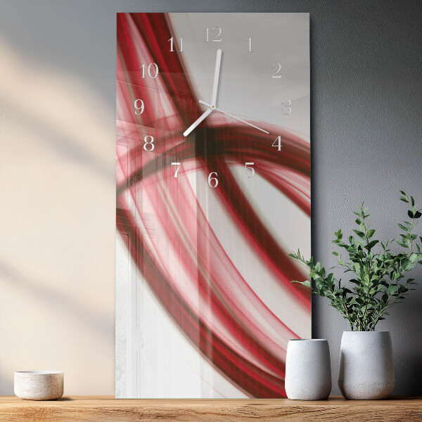 Vertical wall clock Abstract Lines