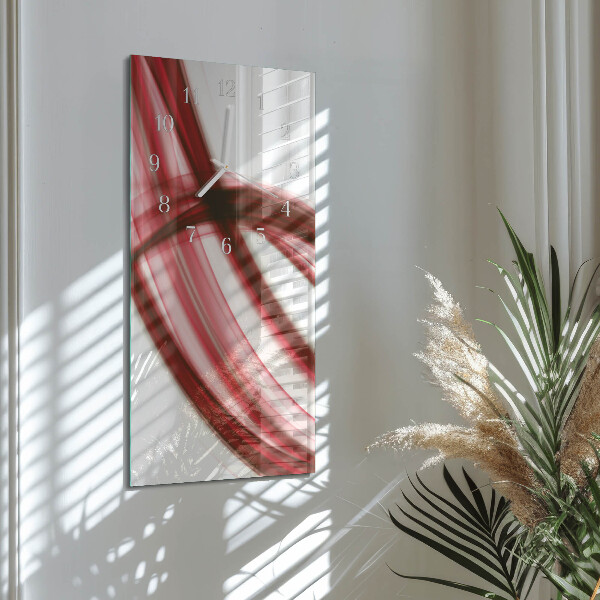 Vertical wall clock Abstract Lines