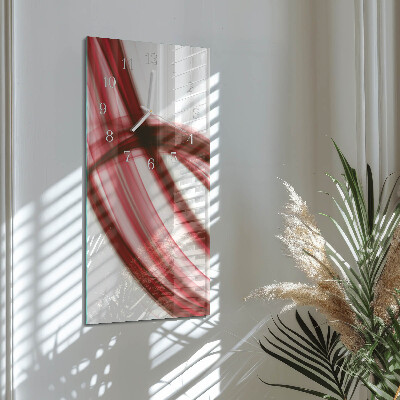 Vertical wall clock Abstract Lines