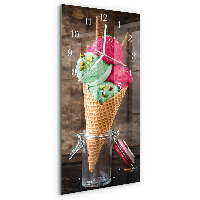 Vertical wall clock Ice