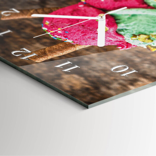 Vertical wall clock Ice