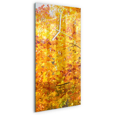 Vertical wall clock Tree