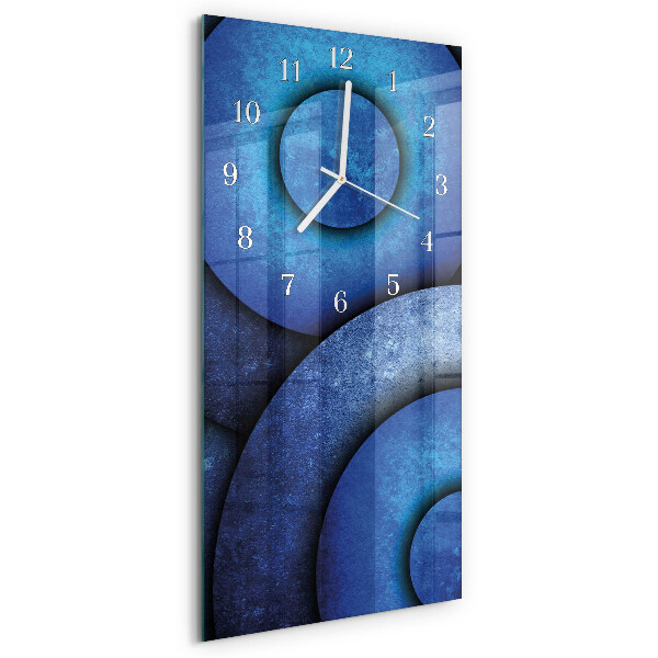 Vertical wall clock The Art of Circles