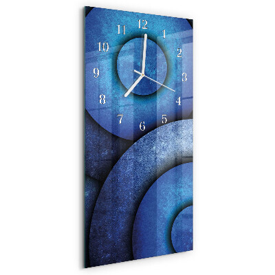 Vertical wall clock The Art of Circles