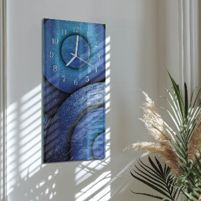 Vertical wall clock The Art of Circles