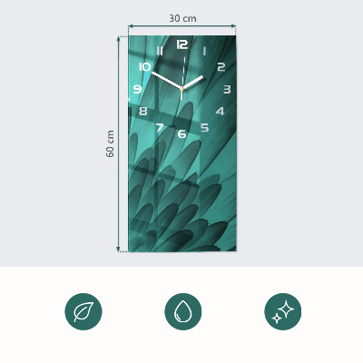 Vertical wall clock Beans