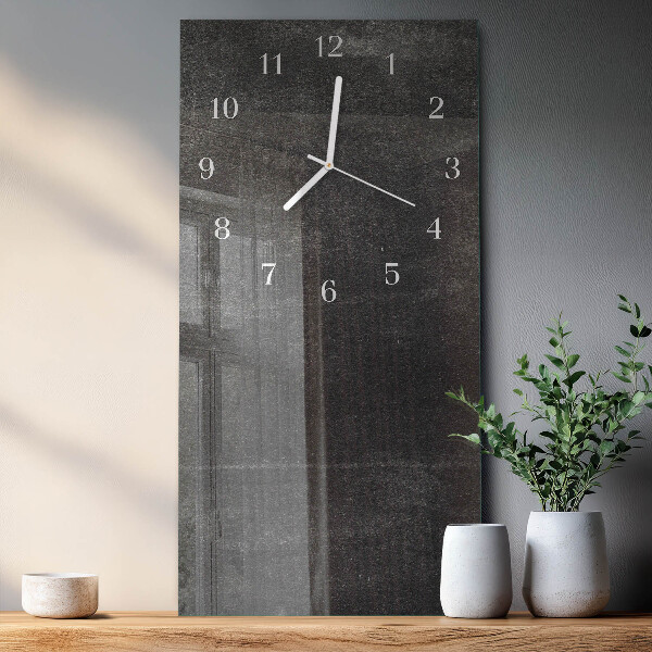 Vertical wall clock Graphite