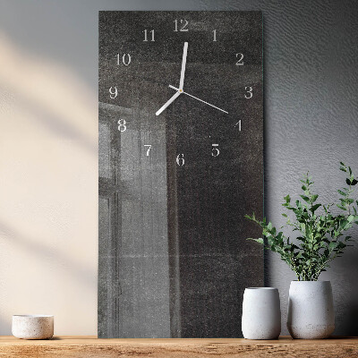 Vertical wall clock Graphite