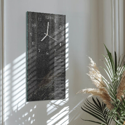 Vertical wall clock Graphite