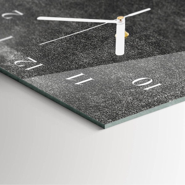 Vertical wall clock Graphite