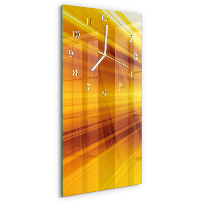 Vertical wall clock Stripes