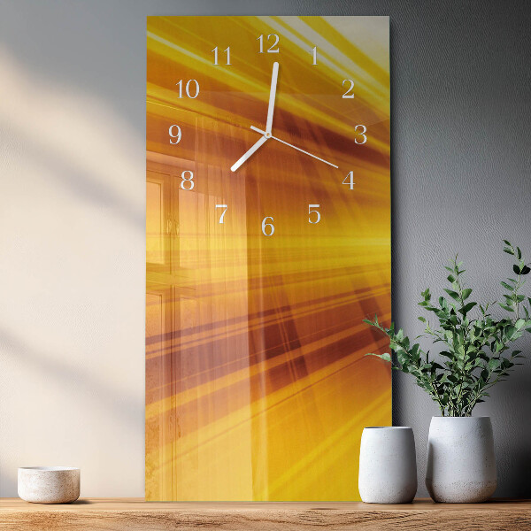 Vertical wall clock Stripes