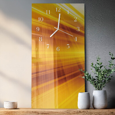 Vertical wall clock Stripes