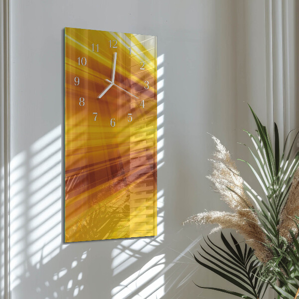 Vertical wall clock Stripes