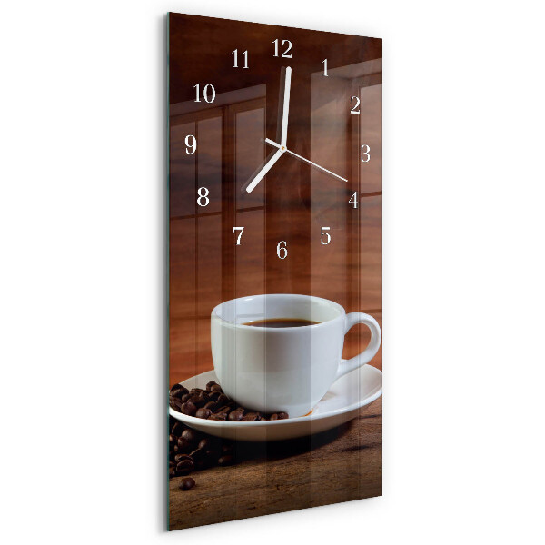 Vertical wall clock Cup