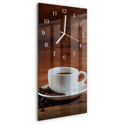 Vertical wall clock Cup