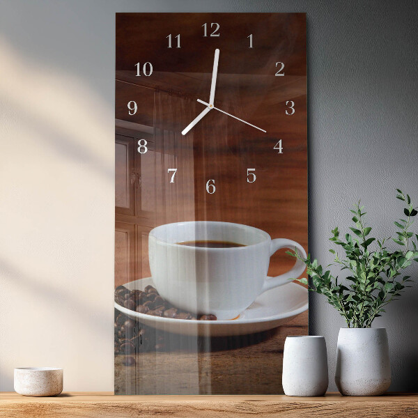 Vertical wall clock Cup