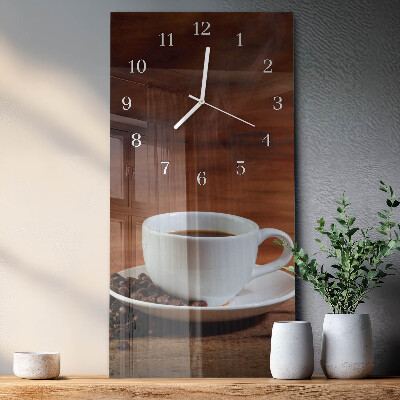 Vertical wall clock Cup