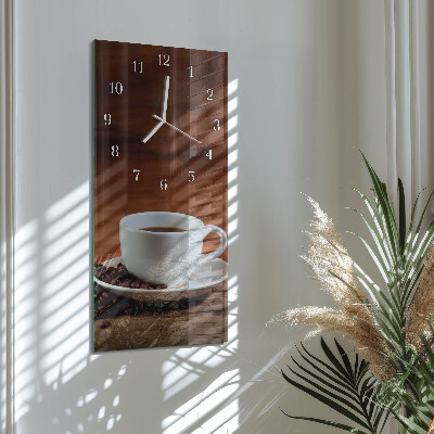 Vertical wall clock Cup