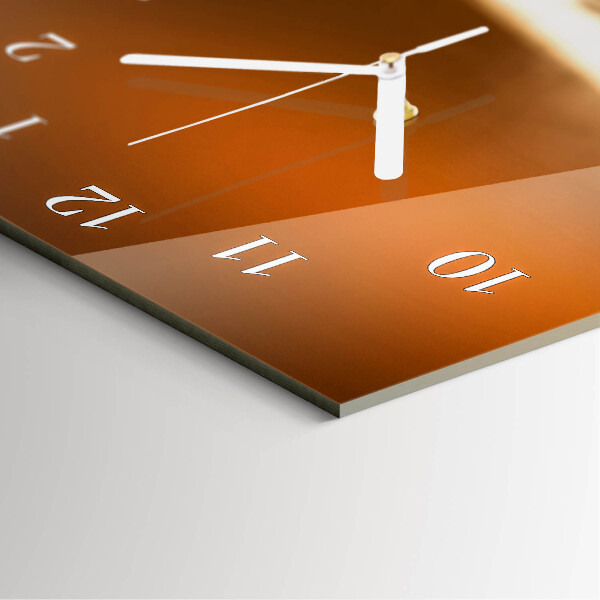 Vertical wall clock Coffee Beans