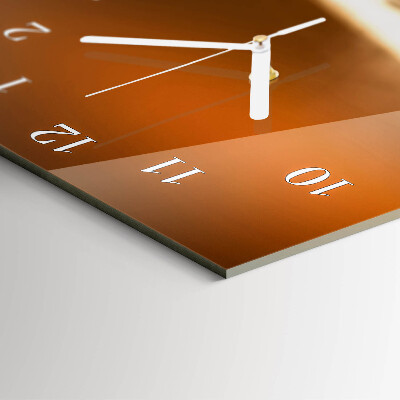 Vertical wall clock Coffee Beans