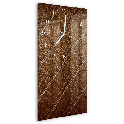 Vertical wall clock Diamonds