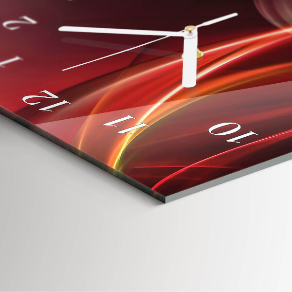 Vertical wall clock Abstract Lines