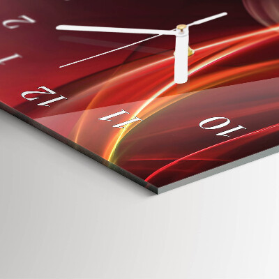 Vertical wall clock Abstract Lines