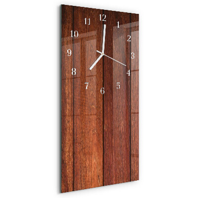 Vertical wall clock Wood