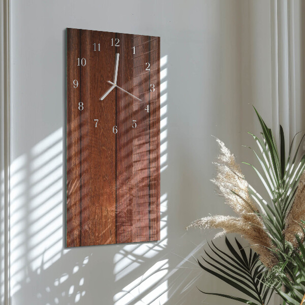 Vertical wall clock Wood