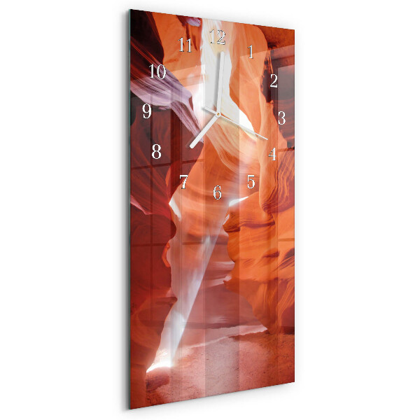Vertical wall clock Cave