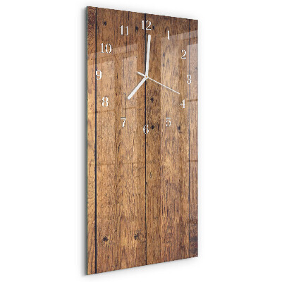 Vertical wall clock Wood