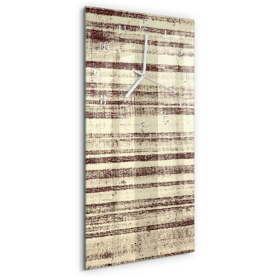 Vertical wall clock Oilcloth