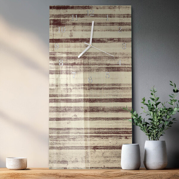 Vertical wall clock Oilcloth