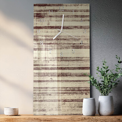 Vertical wall clock Oilcloth