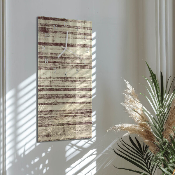 Vertical wall clock Oilcloth