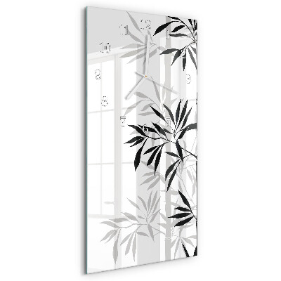 Vertical wall clock Bamboo