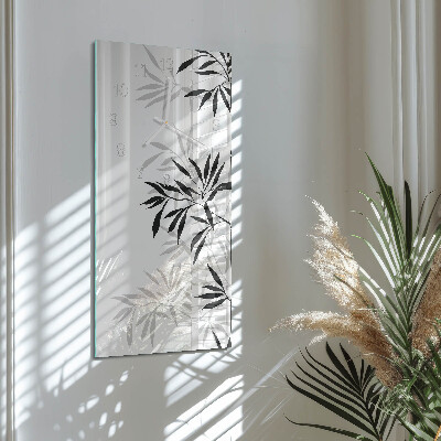 Vertical wall clock Bamboo