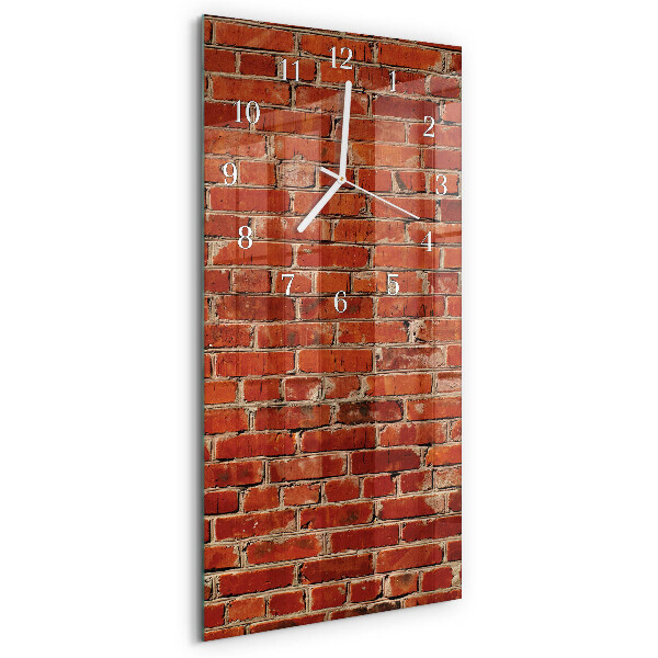 Vertical wall clock Brick Wall