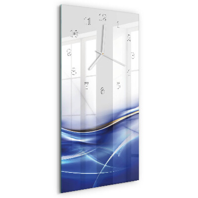 Vertical wall clock Abstract Lines