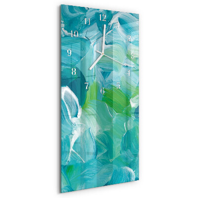 Vertical wall clock Wave