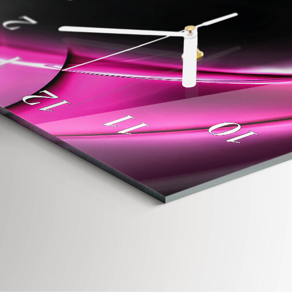 Vertical wall clock Abstract Lines